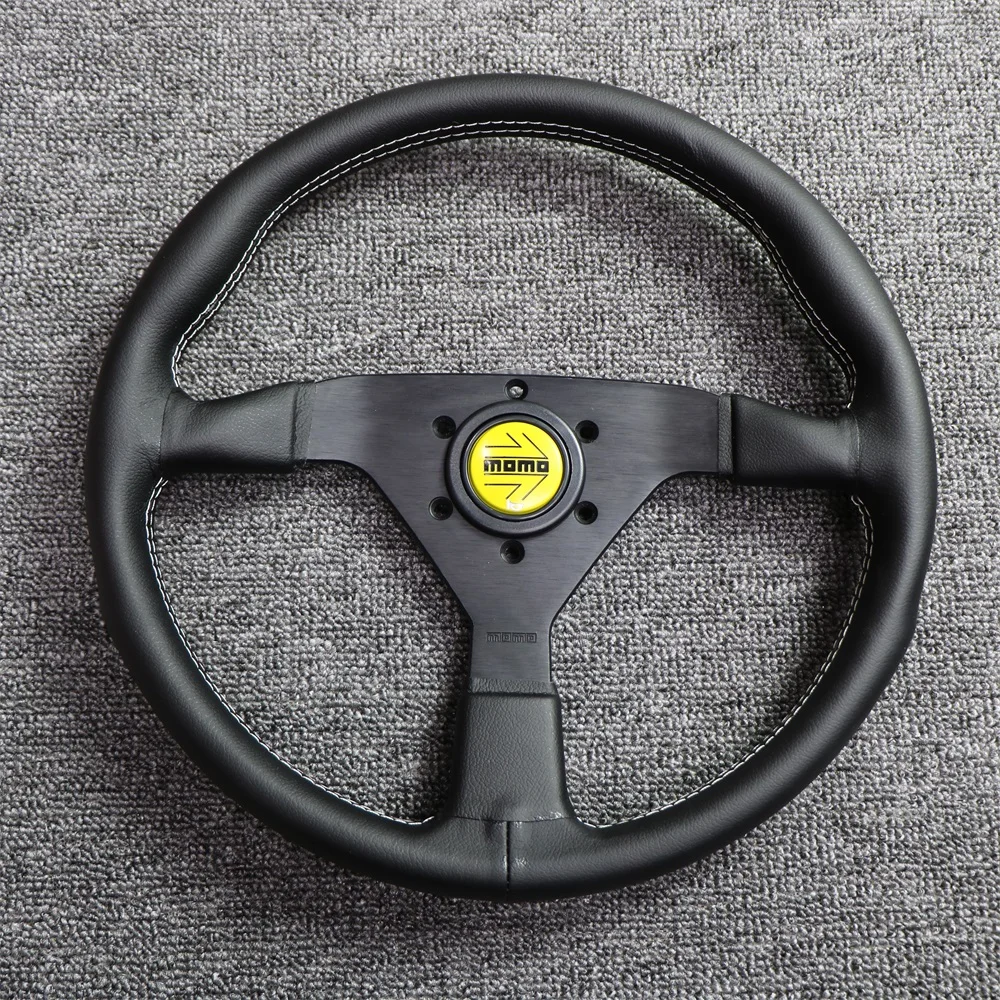 無限 MUGEN ステアリング レザー 赤ステッチ 海外 US 新品未使用