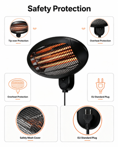 <span class=keywords><strong>Chauffage</strong></span> infrarouge autonome en fibre de carbone 1200W, best-seller moderne, chaleur instantanée rapide <span class=keywords><strong>pour</strong></span> la maison et le bureau - Product Image 5