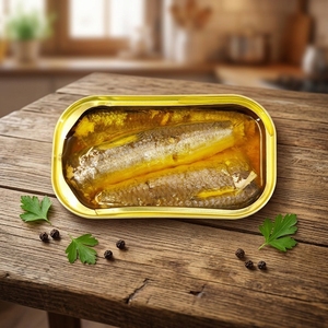 Sardinas Enlatadas en <span class=keywords><strong>Aceite</strong></span> Vegetal 125g, Venta al por Mayor <span class=keywords><strong>de</strong></span> Pescado Enlatado - Product Image 6