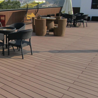 Fabricant chinois Planches de terrasse en bambou composite blanc de haute qualité Wpc Terrasse de jardin