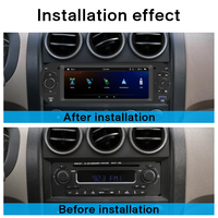 Nuevo Reproductor Multimedia MP5 para Auto de 6.28 Pulgadas con Carplay Inalámbrico, Android Auto y Linux para Fiat 500, con GPS y WiFi Integrados