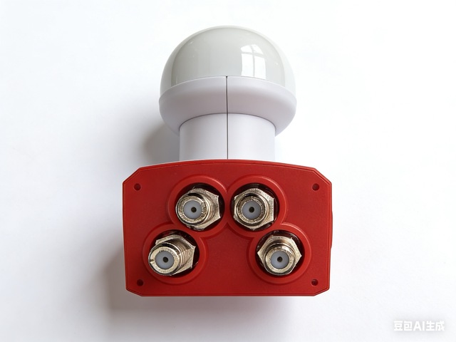 Universal KU LNB Quad LNBF LO 9.750/10.60Ghz Digital 4K HD with 70dB Gain 4 Output