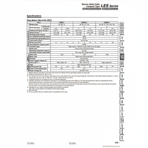 LES25LK-30-S36N1โต๊ะสไลด์ไฟฟ้านิวเมติก SMC - Product Image 1