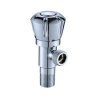 Robinet d'angle multifonctionnel pour salle de bain, prix commercial OEM usine, en acier inoxydable 201, laiton 90 degrés, taille standard 1/2