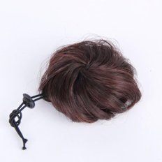 Naturale cacca marrone capelli Chignon saggio affrontare il prodotto per capelli - Product Image 1