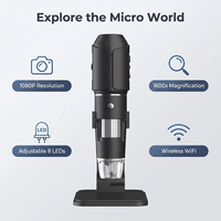 Microscope portable WiFi pour réparation mobile 50X-1600X HD 1080P caméra de microscope USB compatible avec Android IOS PC