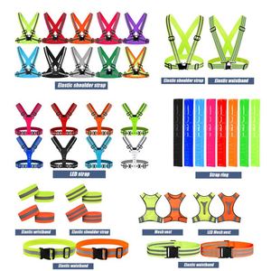 Promotion : Harnais de sécurité réfléchissant personnalisé, ceinture réglable, vêtements de travail haute visibilité, accessoire de vêtement réfléchissant pour le travail de nuit - Product Image 2