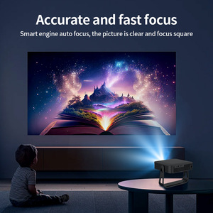 YJMOYE Home Smart <b>Projector</b> 1080P <b>Android</b> Auto-focus US EU UK AU Standard - Product Image 5