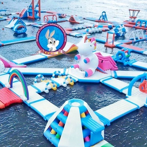 En25649 nhà thương mại sử dụng Inflatable nổi công viên nước nước chơi thiết bị cho biển hồ sông hồ bơi ở New Zealand - Product Image 1