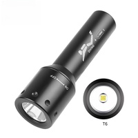 400 Lumen IP68 Aluminium Lampe De Plongée Sous-Marine De Poche Spearfish Led Torche Rechargeable Lanterne Étanche Lumière Lampe De Poche