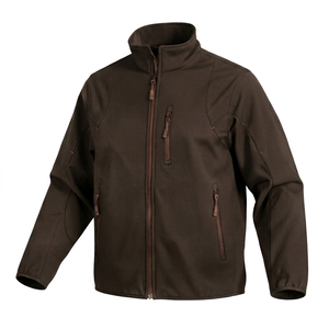 Chaqueta de Trabajo Personalizada con Logotipo, Transpirable, Impermeable, Cortavientos, Unisex, Estilo Urbano, Cuello Alto, Tejido Softshell - Product Image 1