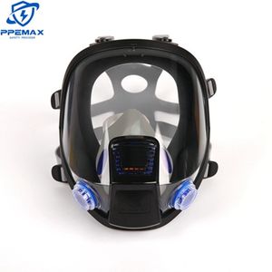 أجهزة تنفس كيميائية ذاتية الشفط للتنفس آمنة EN136 شهادة خراطيش مزدوجة قناع ضد الغاز - Product Image 6