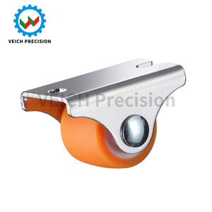 <span class=keywords><strong>Mini</strong></span> roulettes en caoutchouc à profil bas de 0,8 pouce <span class=keywords><strong>pour</strong></span> meubles, armoires roulantes, portes coulissantes, lits gigognes et tiroirs - Product Image 4