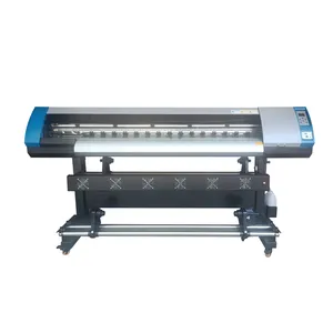 Máquina de impresión de publicidad al aire libre, impresora de inyección de tinta digital ecosolvente, etiqueta adhesiva, precio de fábrica, 1,7 m