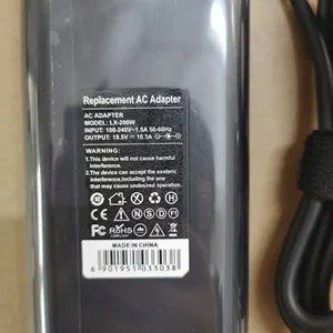 Cargador para Portátil <span class=keywords><strong>HP</strong></span> de 200W, 19.5V 10.3A, para <span class=keywords><strong>HP</strong></span> <span class=keywords><strong>Omen</strong></span> 15 17, Pavilion Gaming 15 1, Zbook 15 17 G3 G6 G7 G8, Envy, Tpn-Da10 L00818-850 - Product Image 4