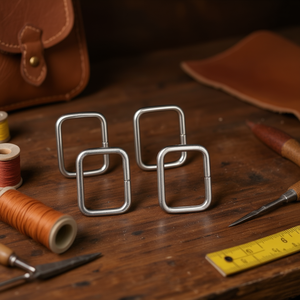 Fibbia in metallo Ilan 33x28mm 4 pezzi per accessori borsa - Product Image 3