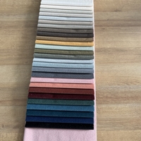 Mosa Luxe 150cm Largeur Velours Tissu 250gsm Poids Respirant Coupe-Vent Canapé Rideau Maison Textile pour Voitures Sacs Jouets Literie