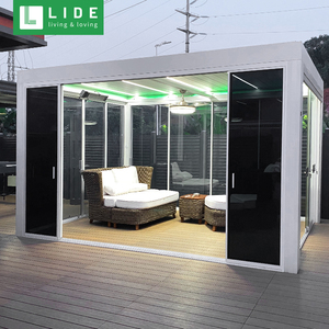 Pergola Bioclimatique Aluminium <strong>Toja</strong> Grid Pergola Steel Pergola - Product Image 6