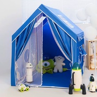 Tente de jeu pliable pour enfants, tente de couchage pour fenêtre de toit intérieure, tente tipi en toile de coton durable et lavable pour garçons et filles