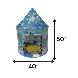 Maison de jeu pliable pour l'extérieur, tente de <span class=keywords><strong>princesse</strong></span> <span class=keywords><strong>des</strong></span> <span class=keywords><strong>neiges</strong></span> de haute qualité, tente yourte mongole pour enfants - Product Image 3