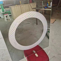 Nouvelle machine de gravure et de sablage de miroirs décoratifs de type portique à fibre laser 3000*1650*1950mm, pour la fabrication de miroirs magiques, compatible DXF/PLT