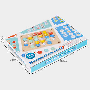 Jeu <span class=keywords><strong>de</strong></span> mémoire en bois unisexe <span class=keywords><strong>Maria</strong></span> <span class=keywords><strong>Montessori</strong></span> jouet éducatif lettre assortie jeu <span class=keywords><strong>de</strong></span> société jouet à mémoire compétences mathématiques amusant - Product Image 6