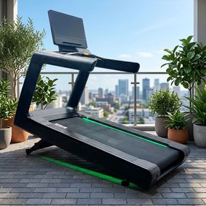 Tapis roulant électrique avec écran LCD, inclinaison automatique, vitesse 15-20 km/h, utilisation domestique, corps en plastique multifonctionnel - Product Image 2
