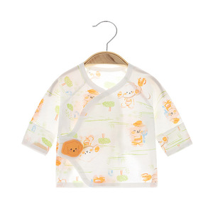 Vente en gros d'usine/OEM – Nouvelle chemise de nuit d'été ultra-fine sans couture en coton pour bébé nouveau-né (<span class=keywords><strong>demi</strong></span>-dos) - Product Image 4