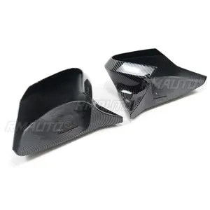 Cubierta de Espejo Retrovisor Lateral para Chevrolet Corvette C8 2020-2023, Estilo Fibra de Carbono Negro Brillante, Accesorios para Auto - Product Image 6