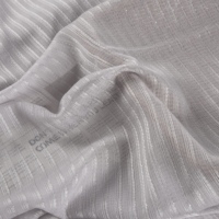Foulards pour enfants B8 en tissu jacquard fluide et léger en polyester et mousseline avec fil argenté pour accessoires pour enfants OEM