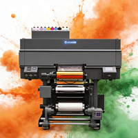 Impresora Digital Automática UV DTF de Rollo a Rollo con Laminadora A3 CMYK para Transferencia de Adhesivos en Botellas, Carcasas de Móviles y Cajas - 1 Año de Garantía