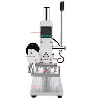 Machine de marquage à chaud de haute précision avec matrice en laiton à rainure en T pour le marquage rapide du cuir, du papier, du plastique et du tissu