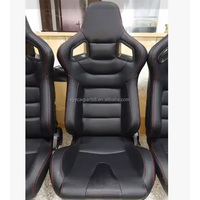 Siège baquet rouge de haute qualité de style RECARO SRS pour voiture de course, siège de voiture modifié avec fonction de dégagement rapide, siège semi-baquet