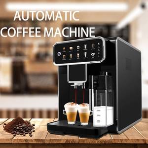 เครื่องชงกาแฟเอสเพรสโซ่อัตโนมัติแบบมัลติฟังก์ชั่นหน้าจอสัมผัสเดียว พร้อมเครื่องทำฟองนมคุณภาพสูง ความจุ 1.5 ลิตร ถอดประกอบได้ - Product Image 3