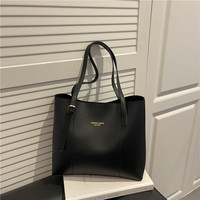 Sac à main pour femme de haute qualité et tendance, sac à bandoulière en cuir PU de couleur unie, nouveau sac fourre-tout de luxe léger très vendu