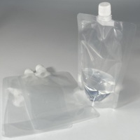 Sac en plastique de jus de bière d'emballage liquide de poche de chapeau de bec de 500ml avec le bec pour le liquide