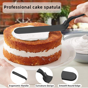 Nuevas llegadas: Espátula multiusos de plástico para mantequilla, espátula para glaseado de pasteles, raspador para decoración de repostería, espátula para crema, herramientas de repostería. - Product Image 2