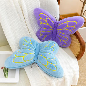 Nouvelle simulation papillon sieste oreiller voiture bureau <span class=keywords><strong>coussin</strong></span> lavé en peluche jouet pour le soulagement du Stress - Product Image 3