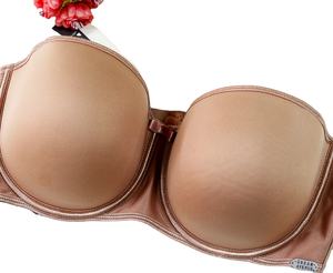 บราไร้สาย Solf ชุดชั้นในประจำวัน บราไซส์ใหญ่พิเศษ ขนาดพอดีตัว ครอบคลุมเต็มที่ ไซส์ควีน 1/2 คัพ ปีกซิลิโคนกันลื่น ติดหลังด้วยตะขอ บราแบบติดกาว ครึ่งคัพ - Product Image 1