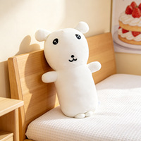 Niedlicher und lustiger Ganadi selbstironischer Bär Plüschtier Sofa-Ornament Kissen Kindergeschenk Greifpuppe Tischbegleiter-Puppe