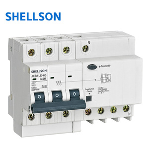 Bộ Ngắt Mạch rò rỉ nhỏ 1P + N 2 3 4 cực 6A 10A <span class=keywords><strong>16A</strong></span> 20A 25A 32A 40A 50A 63A <span class=keywords><strong>RCBO</strong></span> thu nhỏ - Product Image 5