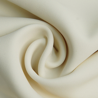 Tissu en maille mate respirant et infroissable 94% polyester 6% élasthanne pour chemises, robes, uniformes et vêtements décontractés