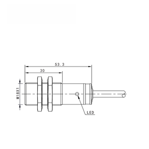 Offre Spéciale Capteur Photoélectrique Diffuseur M18 PM18-D10NR PM18-D10PR PM18-D40NR PM18-TM20NR 10cm NPN NO/NC pour l'Automatisation - Product Image 2
