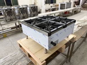 موقد غاز تجاري قوي من OUTE مقاس 24 بوصة بأربعة مواقد، موقد غاز قائم بذاته لمطابخ المطاعم - Product Image 5