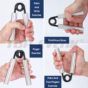 Logo personnalisé Métal Aluminium Main Pince <span class=keywords><strong>Poignet</strong></span> Renforceur Doigt Exerciseur pour Fitness <span class=keywords><strong>Exercice</strong></span> Sport Renforceur de Poignée - Product Image 3
