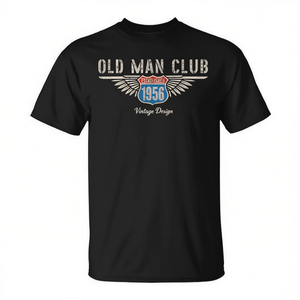 Camiseta Old Man Club Est 1956, diseño vintage, ropa para hombre - Product Image 2