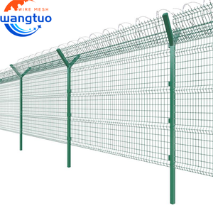 Panel <span class=keywords><strong>de</strong></span> Malla Metálica Curvada en 3D para Cercas <span class=keywords><strong>de</strong></span> Jardín y Agricultura, Tamaño 50x200mm - Product Image 1