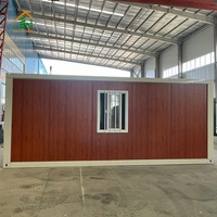 Facile à installer 20 pieds maison modulaire pliable préfabriquée incinérateur kit de toilette maison