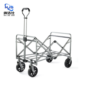 Xách Tay 4-Bánh Xe Có Thể Gập Lại Cắm Trại Xe Đẩy Trẻ Em Wagon Cho Vườn Công Viên Bãi Biển Xe Đẩy Giỏ Hàng Cho Ngoài Trời Đồ Nội Thất Bãi Biển Các Hoạt Động - Product Image 2