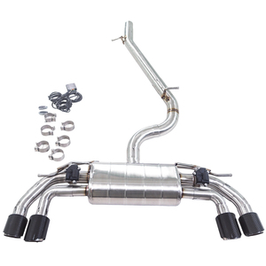 Silencieux Valvetronic GFC Catback pour Audi A3 8V <span class=keywords><strong>Quattro</strong></span> 2.0T, tuyau d'échappement haute performance - Product Image 1